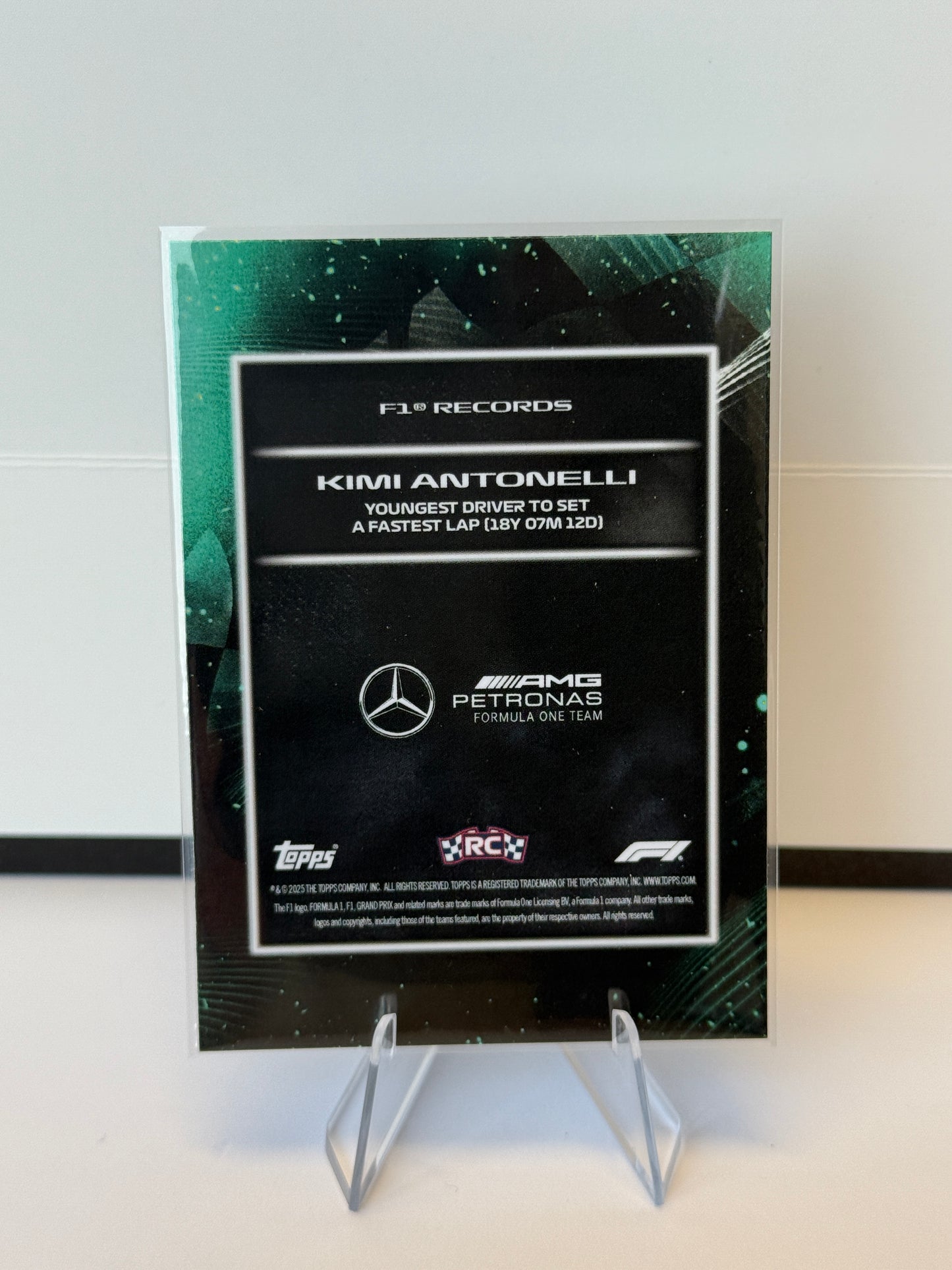 2025 Topps Lights Out F1 – Records Kimi Antonelli