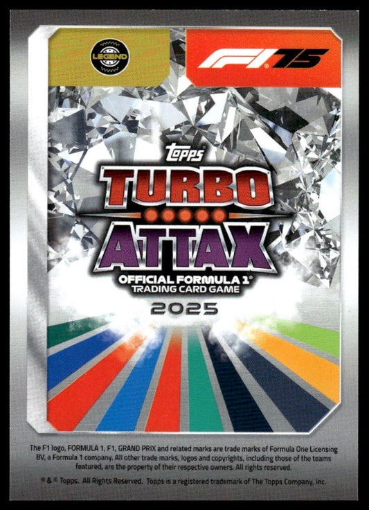 Turbo Attax 2025 #302 Mario Andretti back