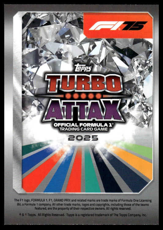 Turbo Attax 2025 #128 Chinese Grand Prix back