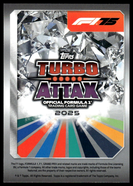 Turbo Attax 2025 #127 Australian Grand Prix back