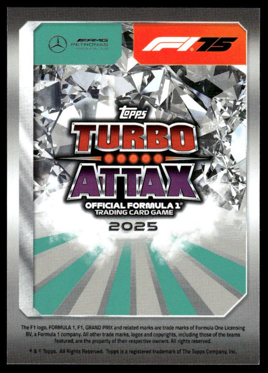 Turbo Attax 2025 #43 Kimi Antonelli back