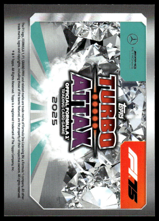 Turbo Attax 2025 #292 Mercedes Constructor Kings back