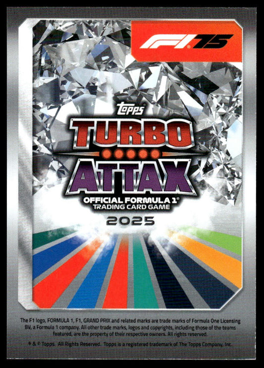 Turbo Attax 2025 #145 Las Vegas Grand Prix back