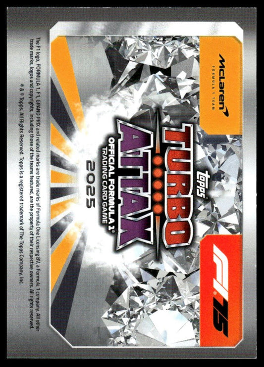 Turbo Attax 2025 #290 McLaren back