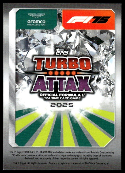 Turbo Attax 2025 #252 Fernando Alonso back