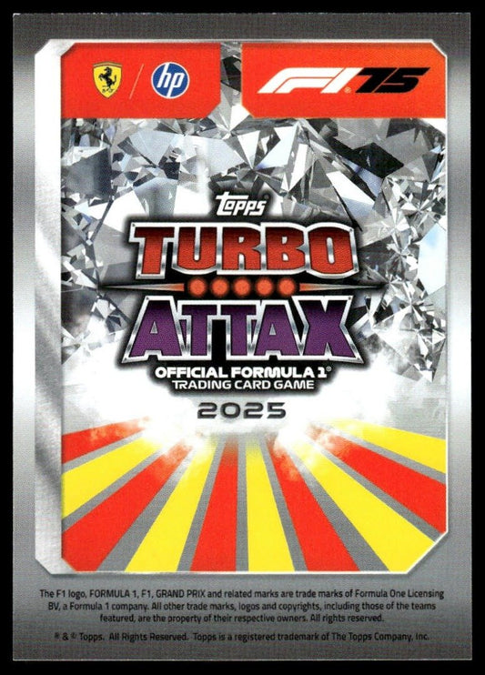 Turbo Attax 2025 #52 Lance Stroll back