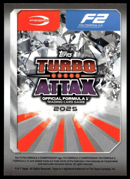 Turbo Attax 2025 #262 Sebastian Montoya back