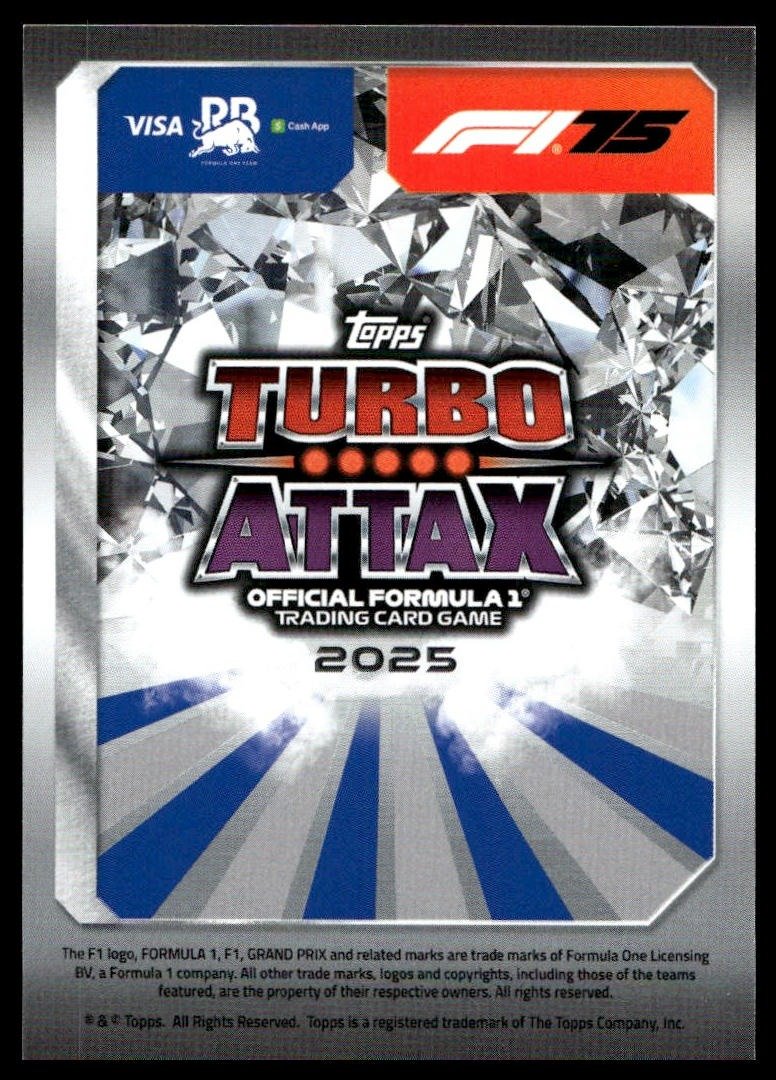 Turbo Attax 2025 #79 Isack Hadjar back