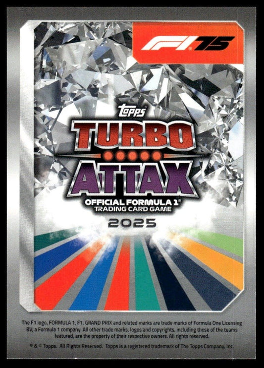 Turbo Attax 2025 #140 Dutch Grand Prix back