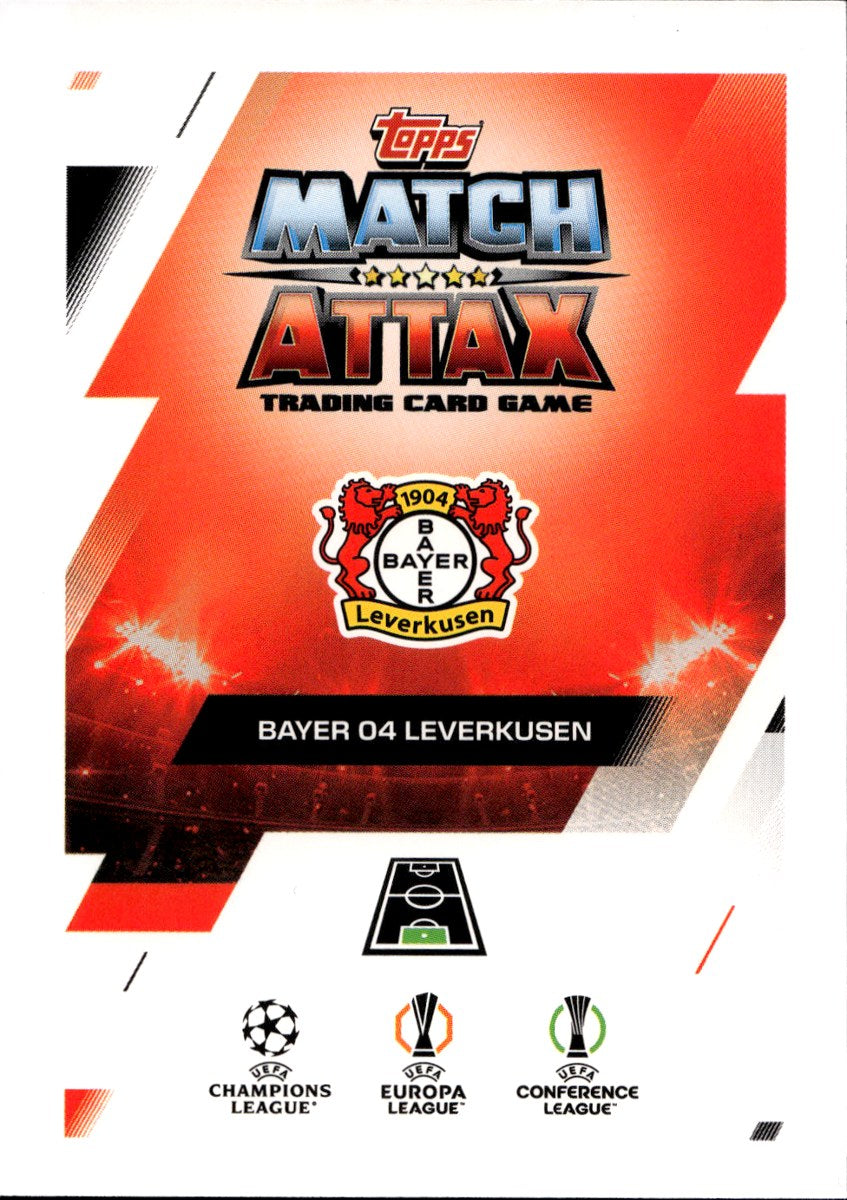 Lukas Hrádecký – Bayer Leverkusen · 2025-26 Topps Match Attax UEFA Club Competitions #173 Leader – back