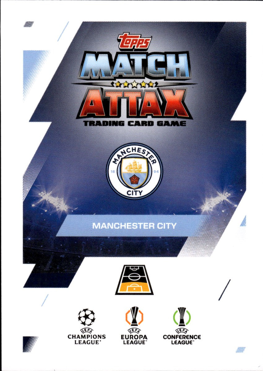 Joško Gvardiol – Manchester City · 2025-26 Topps Match Attax UEFA Club Competitions #50 – back