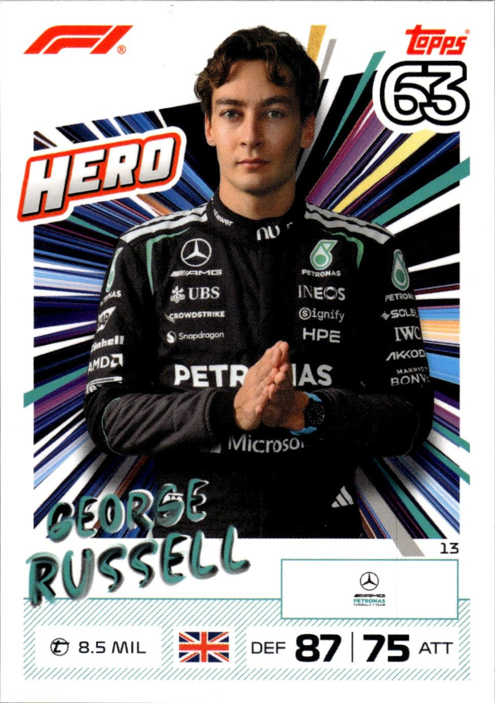 2026 Topps Turbo Attax F1 #13