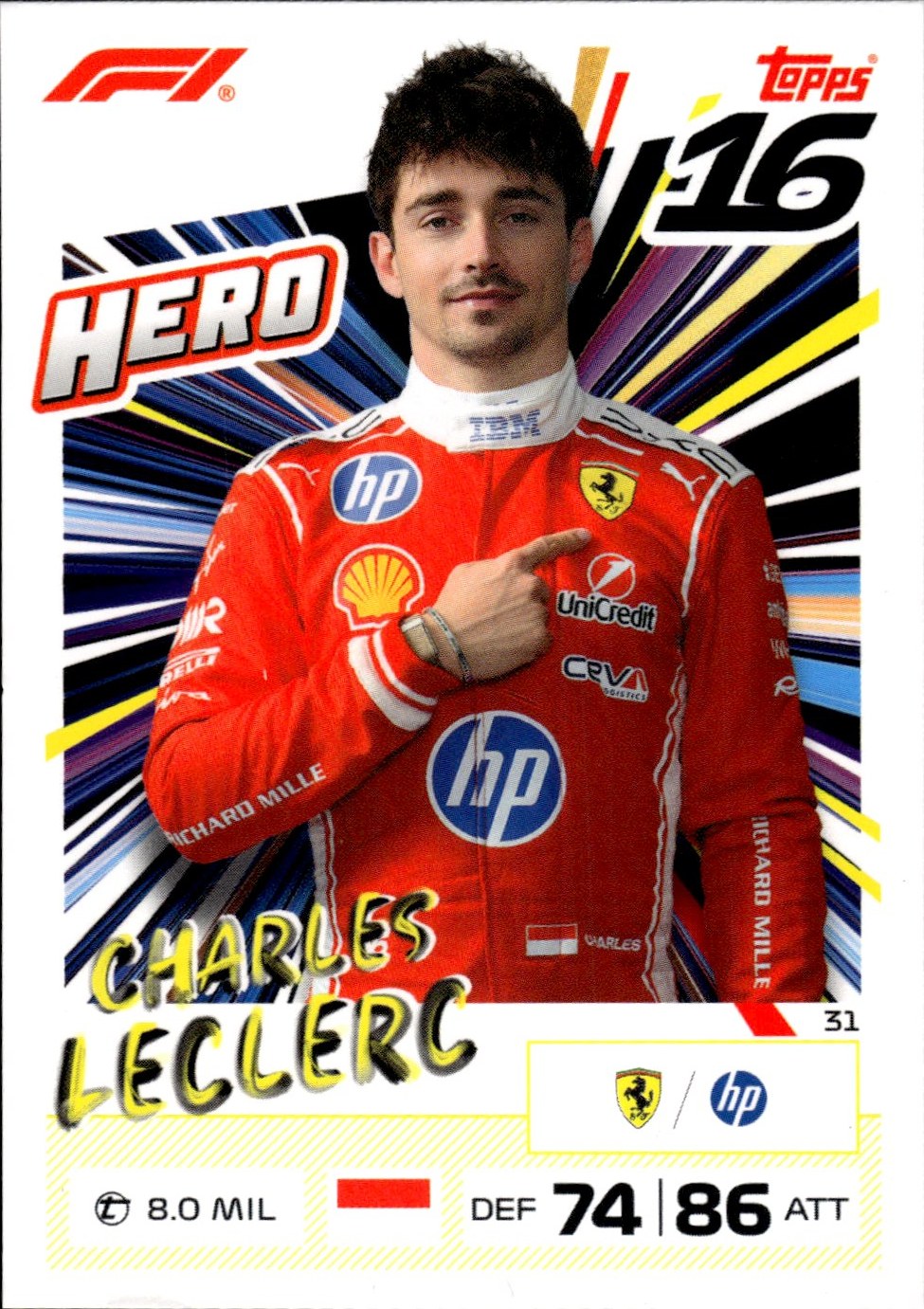 2026 Topps Turbo Attax F1 #31