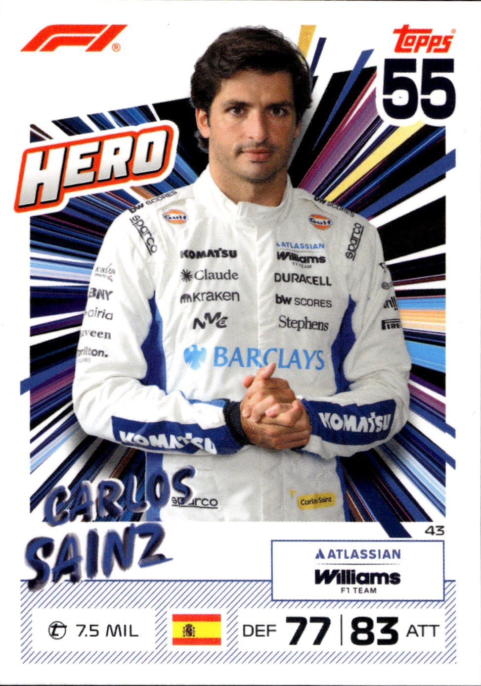 2026 Topps Turbo Attax F1 #43