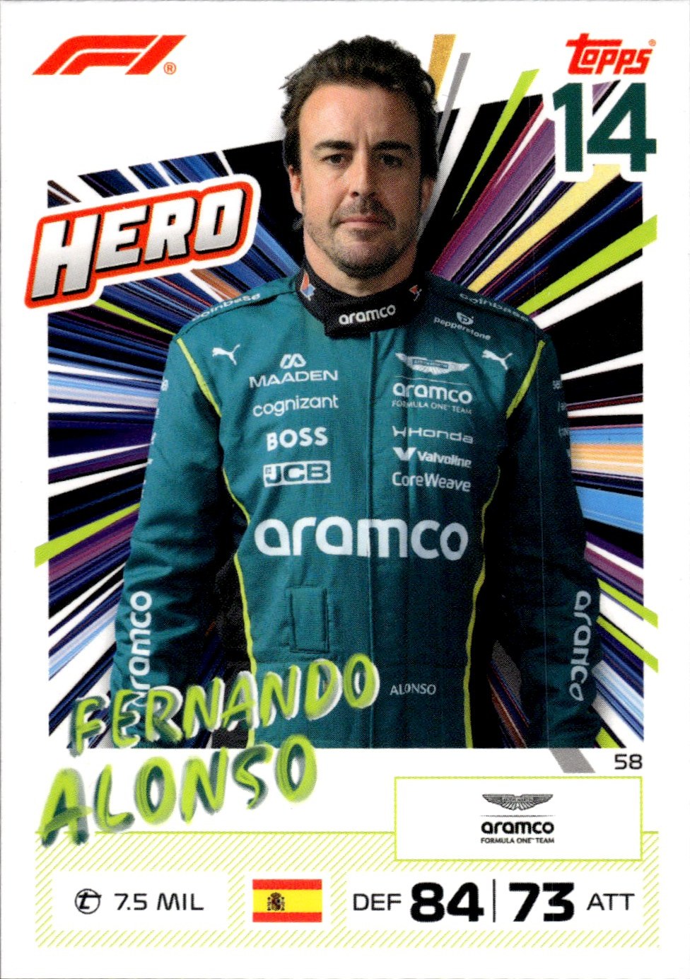 2026 Topps Turbo Attax F1 #58