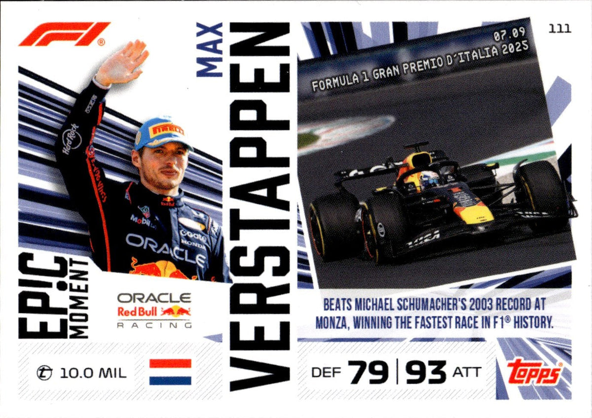 2026 Topps Turbo Attax F1 #111