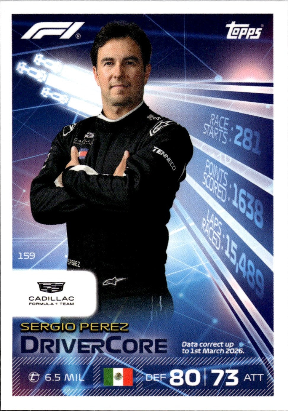 2026 Topps Turbo Attax F1 #159