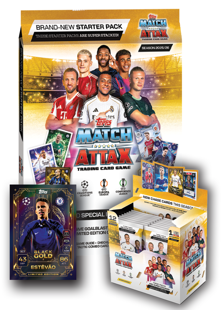 Sealed Topps Match Attax UEFA Club Competitions 2025/26