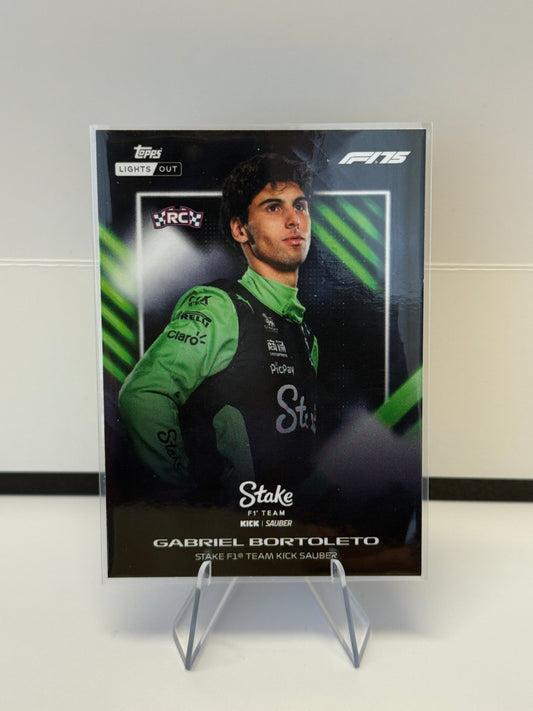 2025 Topps Lights Out F1 – Gabriel Bortoleto