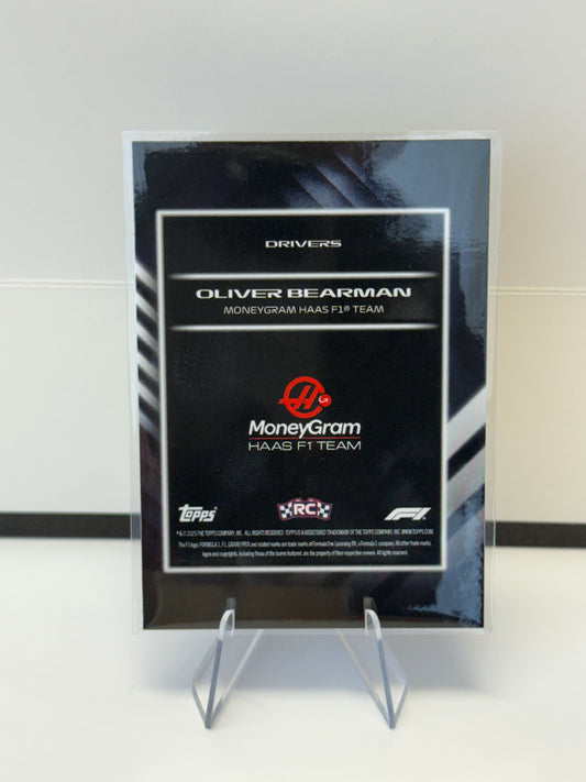 Oliver Bearman – Haas · 2025 Topps Lights Out F1