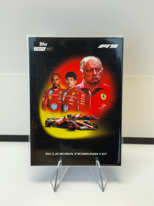 2025 Topps Lights Out F1 – Ferrari Team