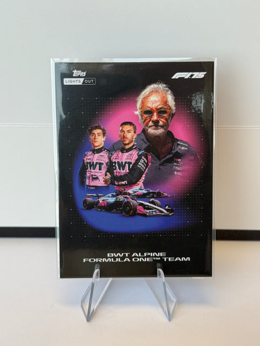 2025 Topps Lights Out F1 – Alpine Team