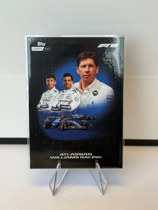 2025 Topps Lights Out F1 – Williams Team