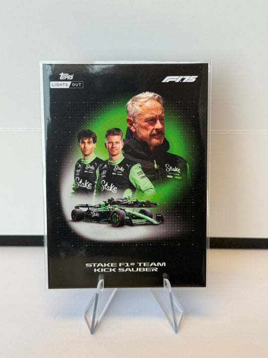 2025 Topps Lights Out F1 – Kick Sauber Team