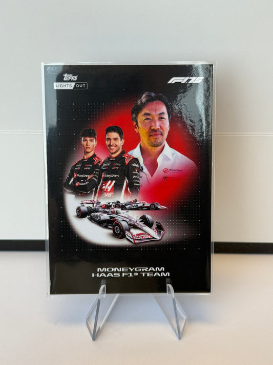 2025 Topps Lights Out F1 – Haas Team
