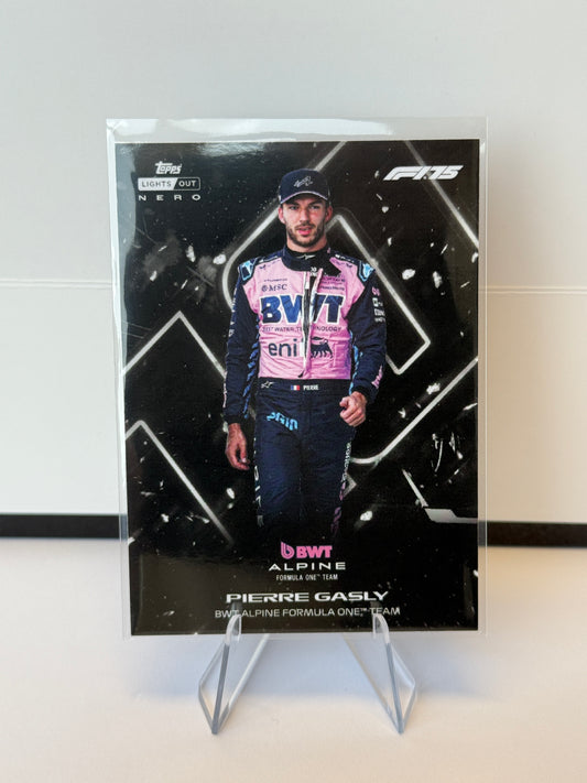 2025 Topps Lights Out F1 – Nero Pierre Gasly