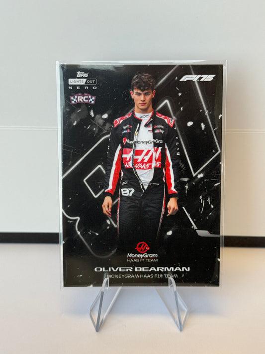 2025 Topps Lights Out F1 – Nero Oliver Bearman