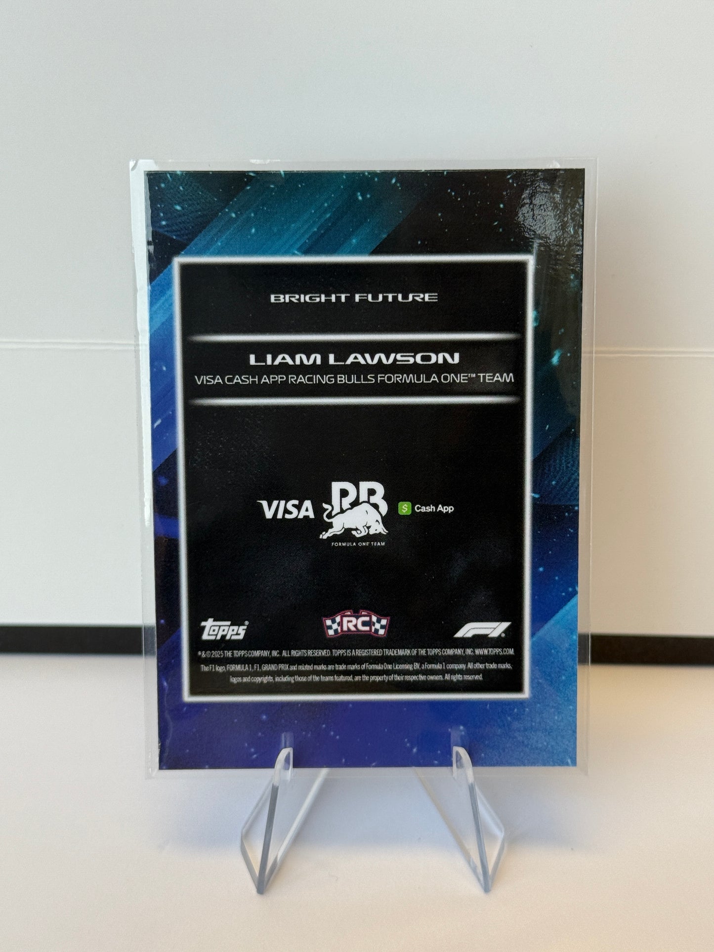 2025 Topps Lights Out F1 – Bright Future Liam Lawson