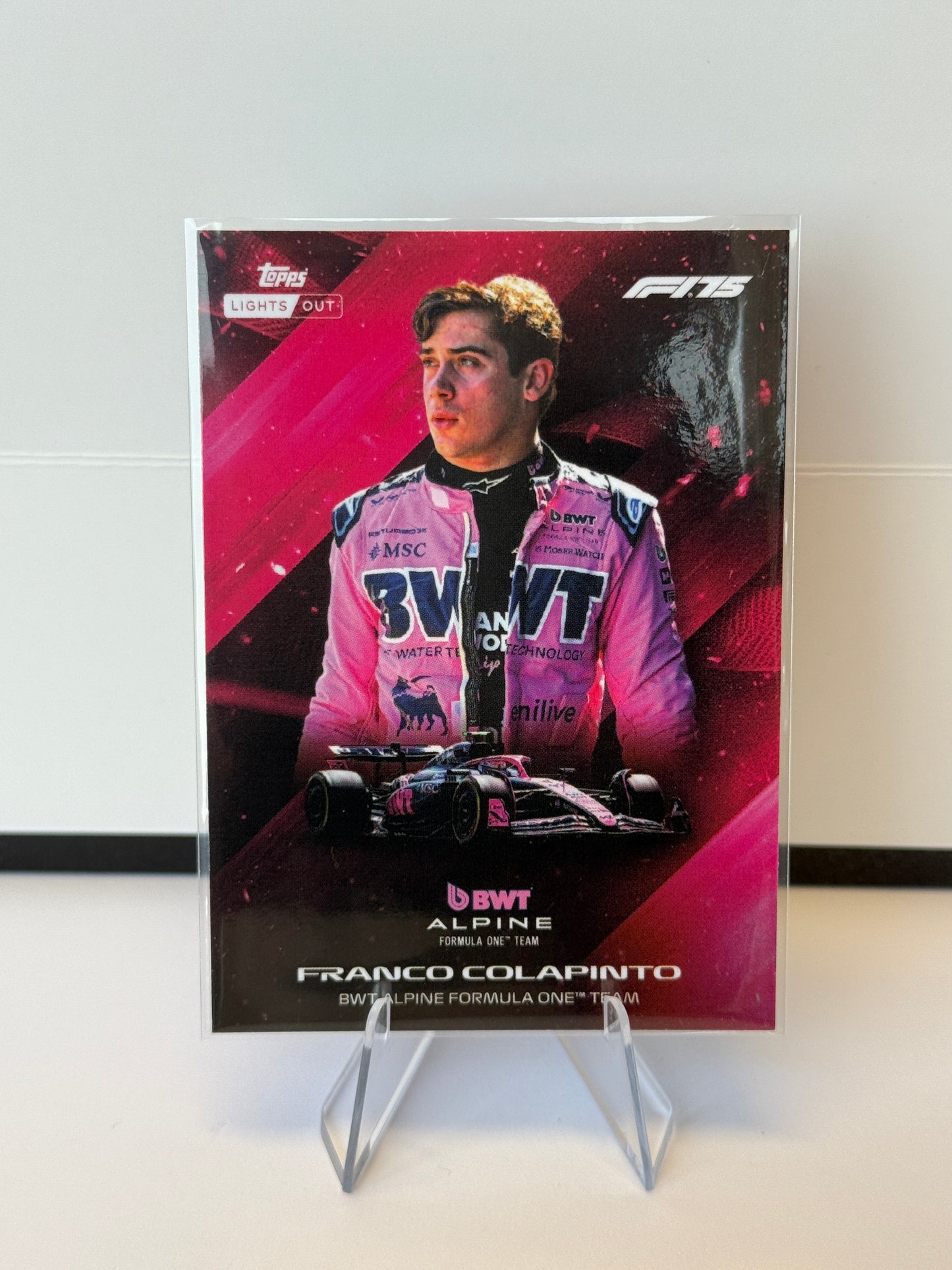 2025 Topps Lights Out F1 – Bright Future Franco Colapinto