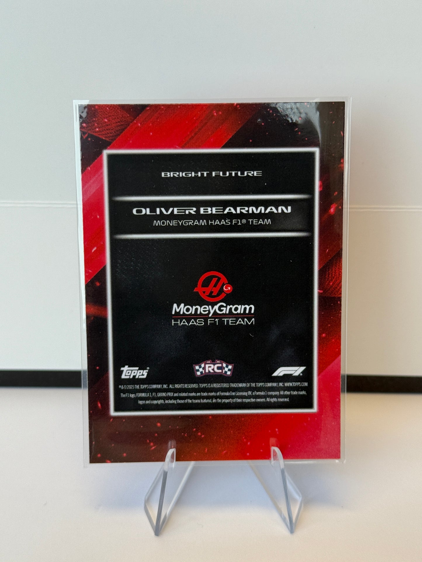 2025 Topps Lights Out F1 – Bright Future Oliver Bearman