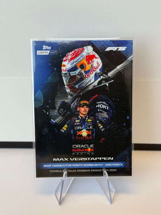 2025 Topps Lights Out F1 – Records Max Verstappen (Points Streak)