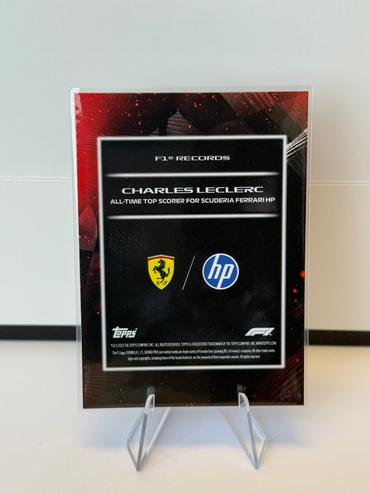 2025 Topps Lights Out F1 – Records Charles Leclerc