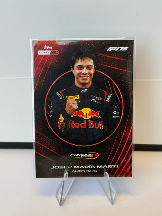 2025 Topps Lights Out F1 – Next Gen Josep María Martí