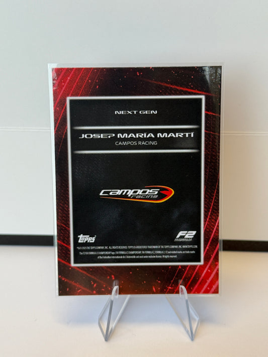 Josep María Martí · 2025 Topps Lights Out F1 Next Gen