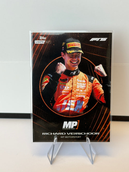 2025 Topps Lights Out F1 – Next Gen Richard Verschoor