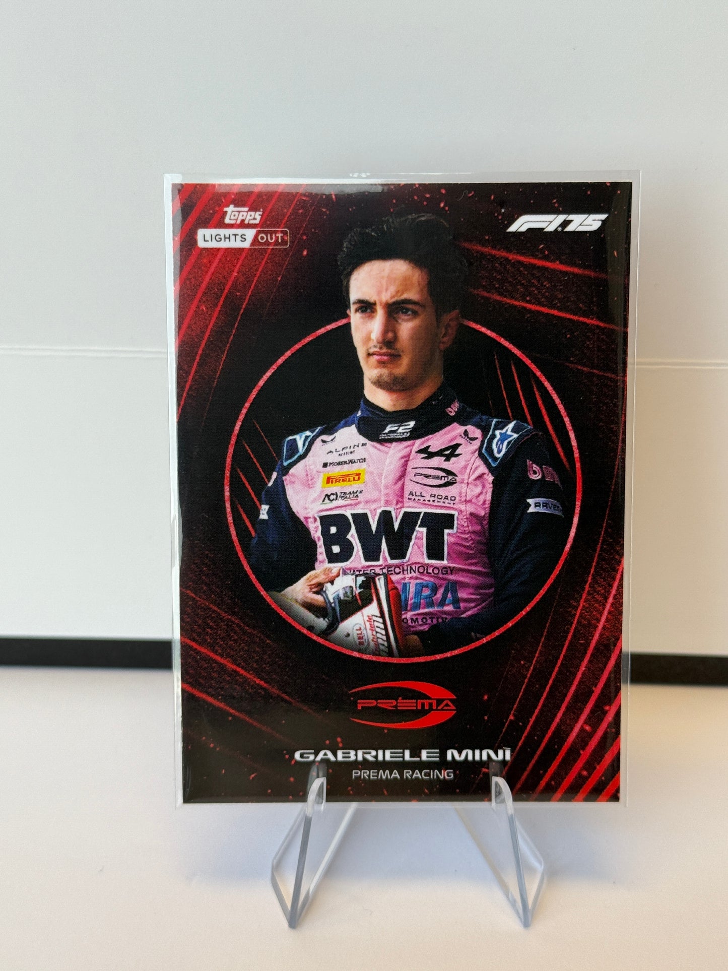 2025 Topps Lights Out F1 – Next Gen Gabriele Minì