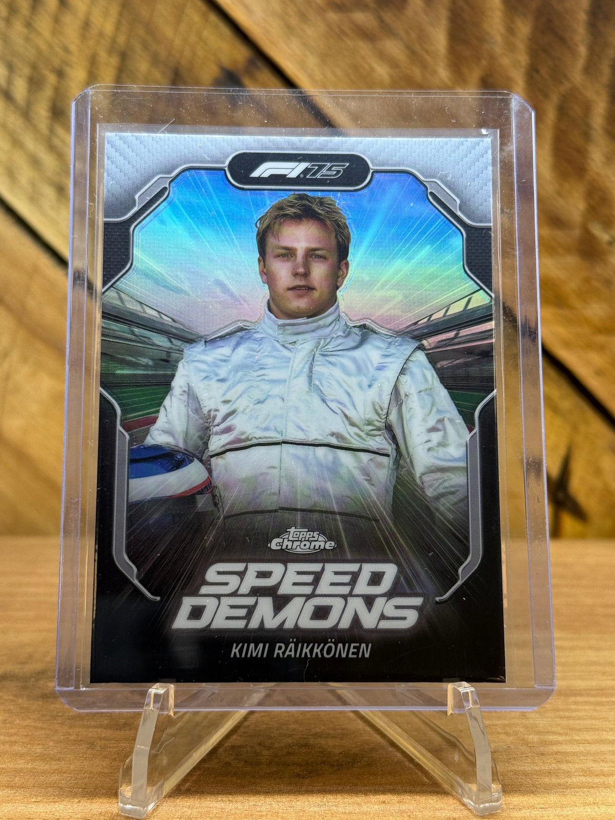 Kimi Raikkonen 2025 Topps Chrome F1 Speed Demons front