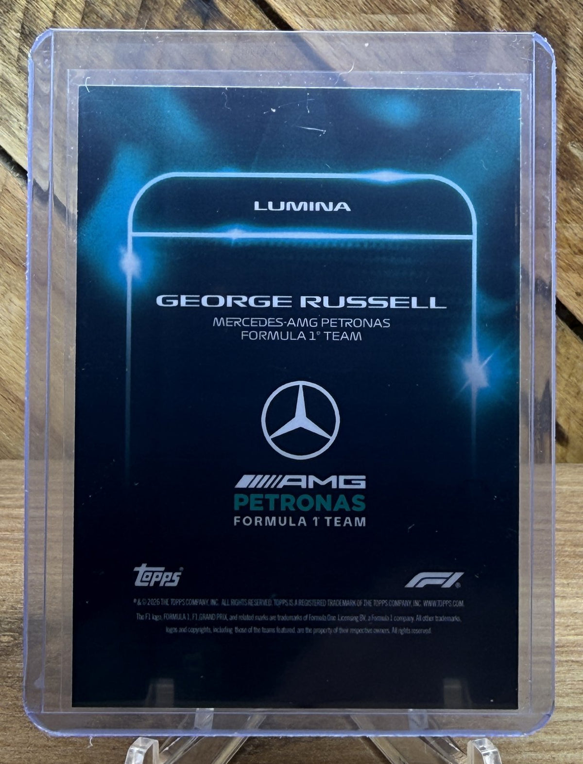 George Russell – Mercedes · 2025 Topps Lights Out F1 Lumina