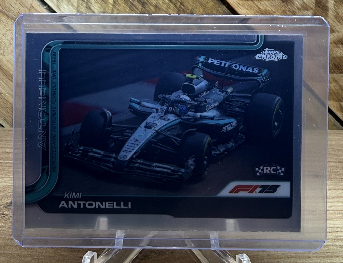 Kimi Antonelli – Mercedes · 2025 Topps Chrome F1 #80 Rookie