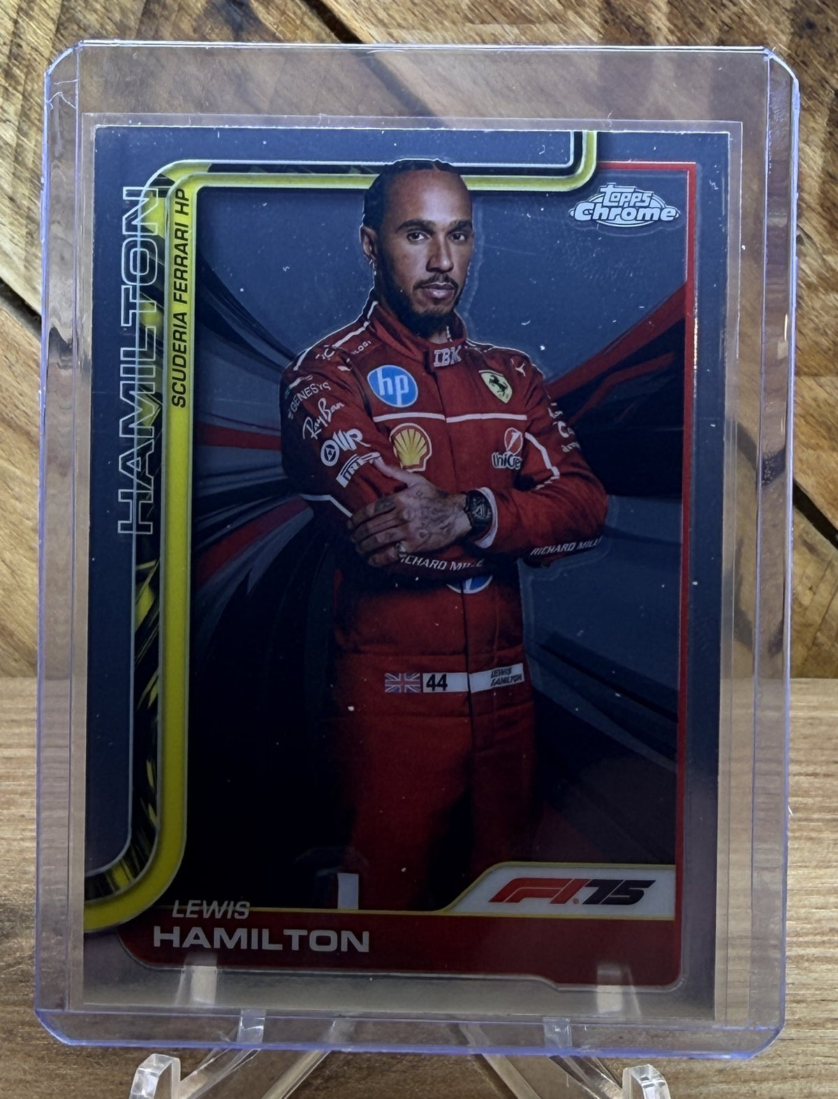 Lewis Hamilton – Ferrari · 2025 Topps Chrome F1 #4