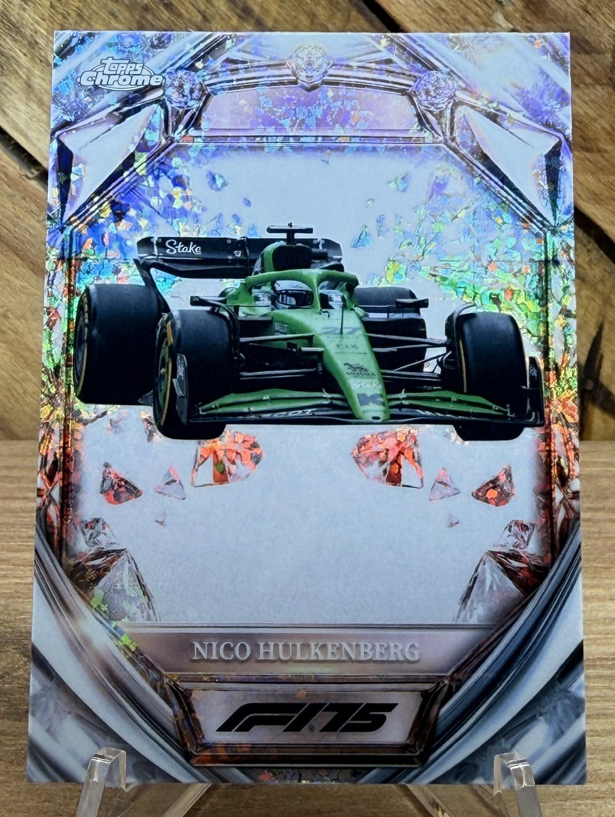Nico Hulkenberg – Kick Sauber · 2025 Topps Chrome F1 Diamond 75th Anniversary #D75-39