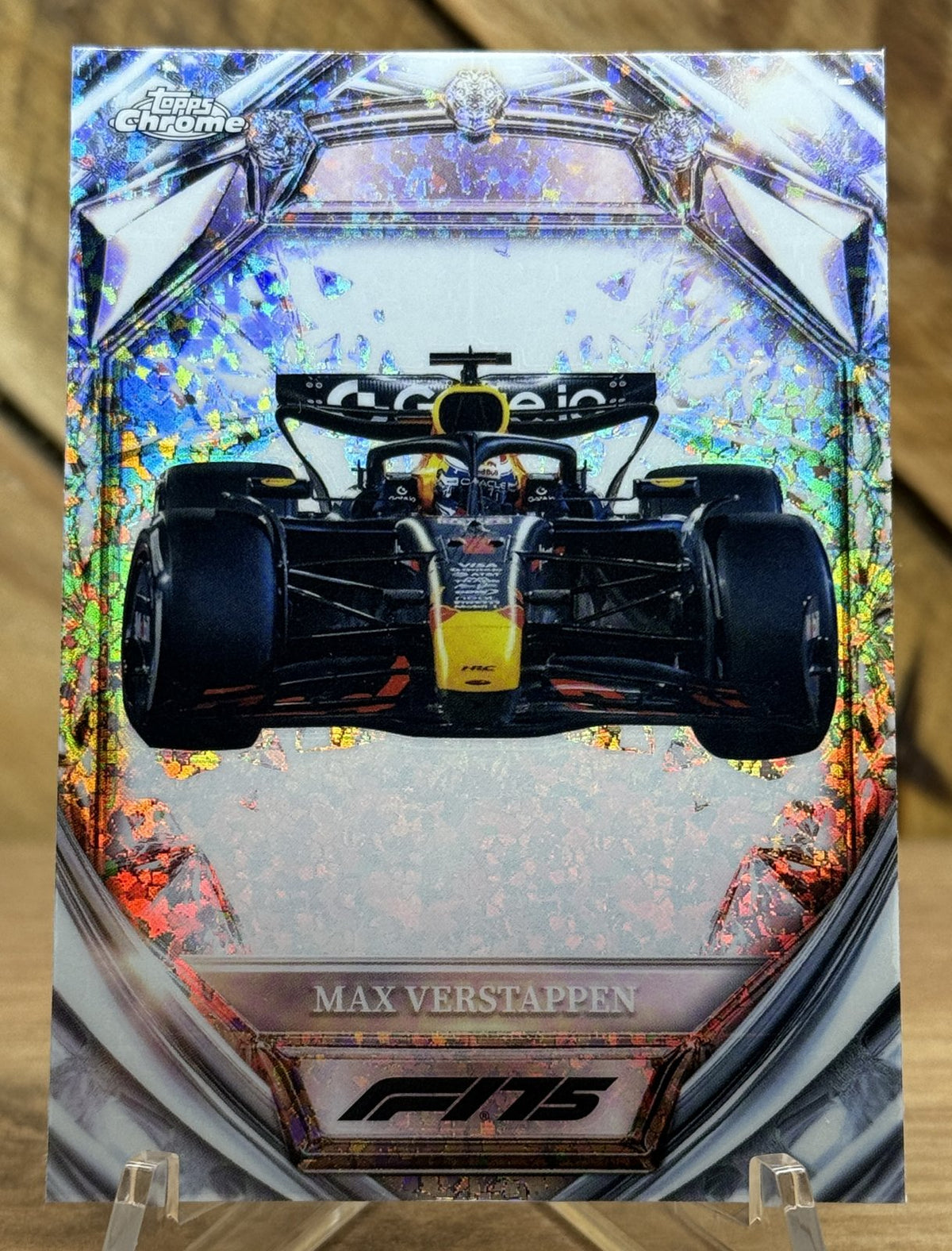 Max Verstappen – Red Bull · 2025 Topps Chrome F1 Diamond 75th Anniversary #D75-21