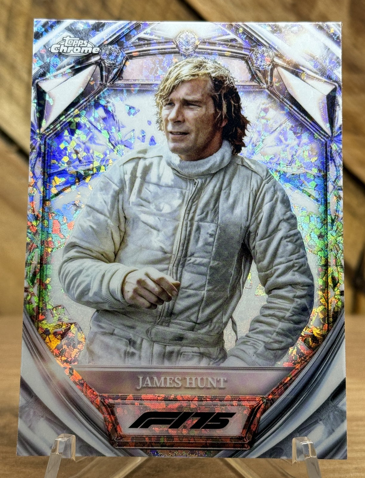 James Hunt · 2025 Topps Chrome F1 Diamond 75th Anniversary #D75-44