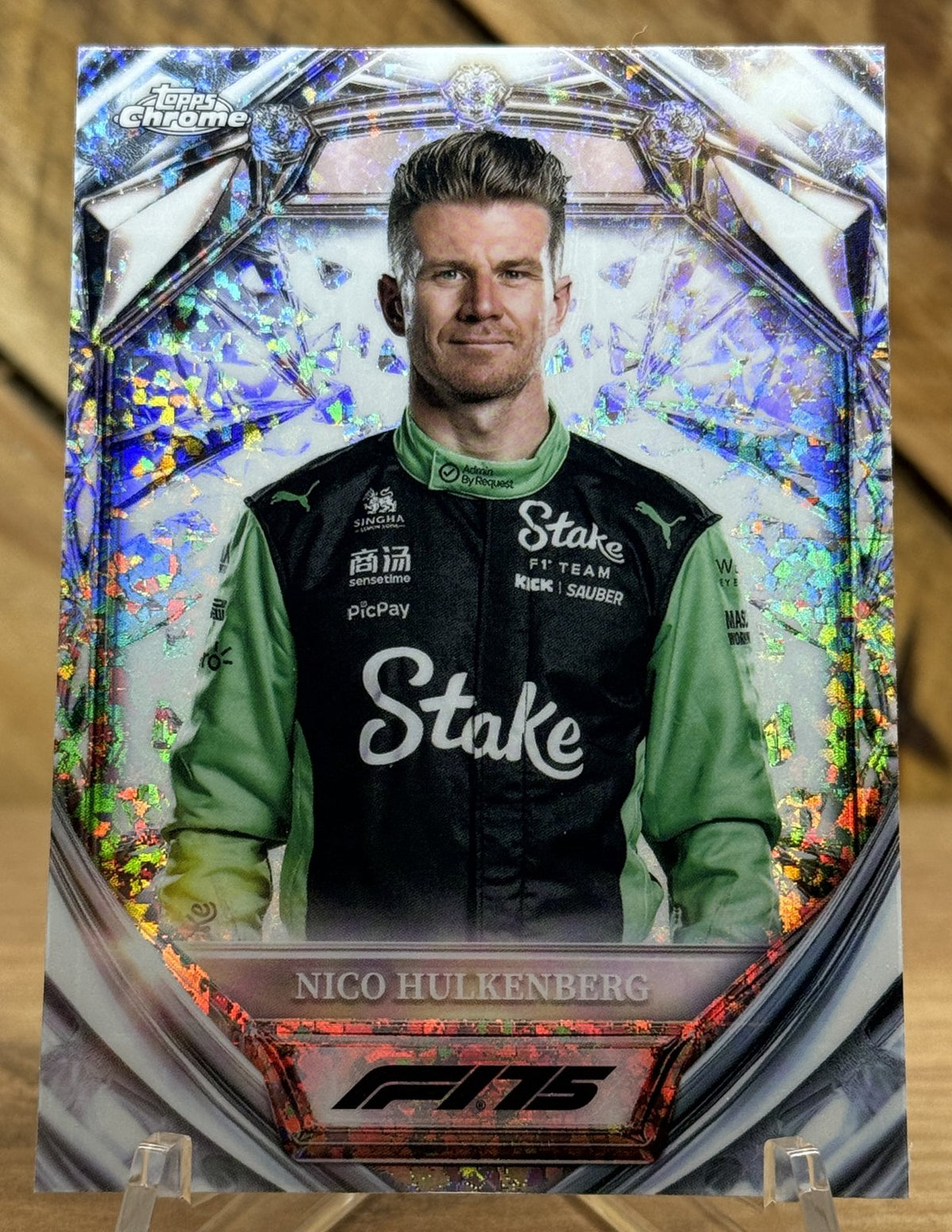Nico Hulkenberg – Kick Sauber · 2025 Topps Chrome F1 Diamond 75th Anniversary #D75-19