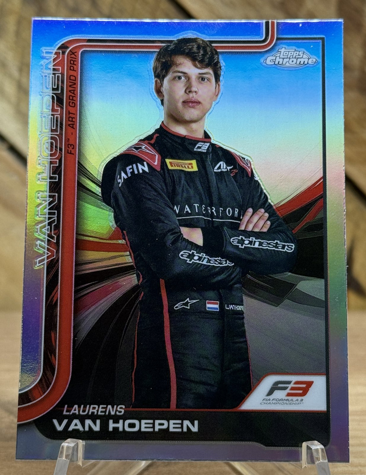Laurens van Hoepen – ART Grand Prix (F3) · 2025 Topps Chrome F1 #63 Refractor