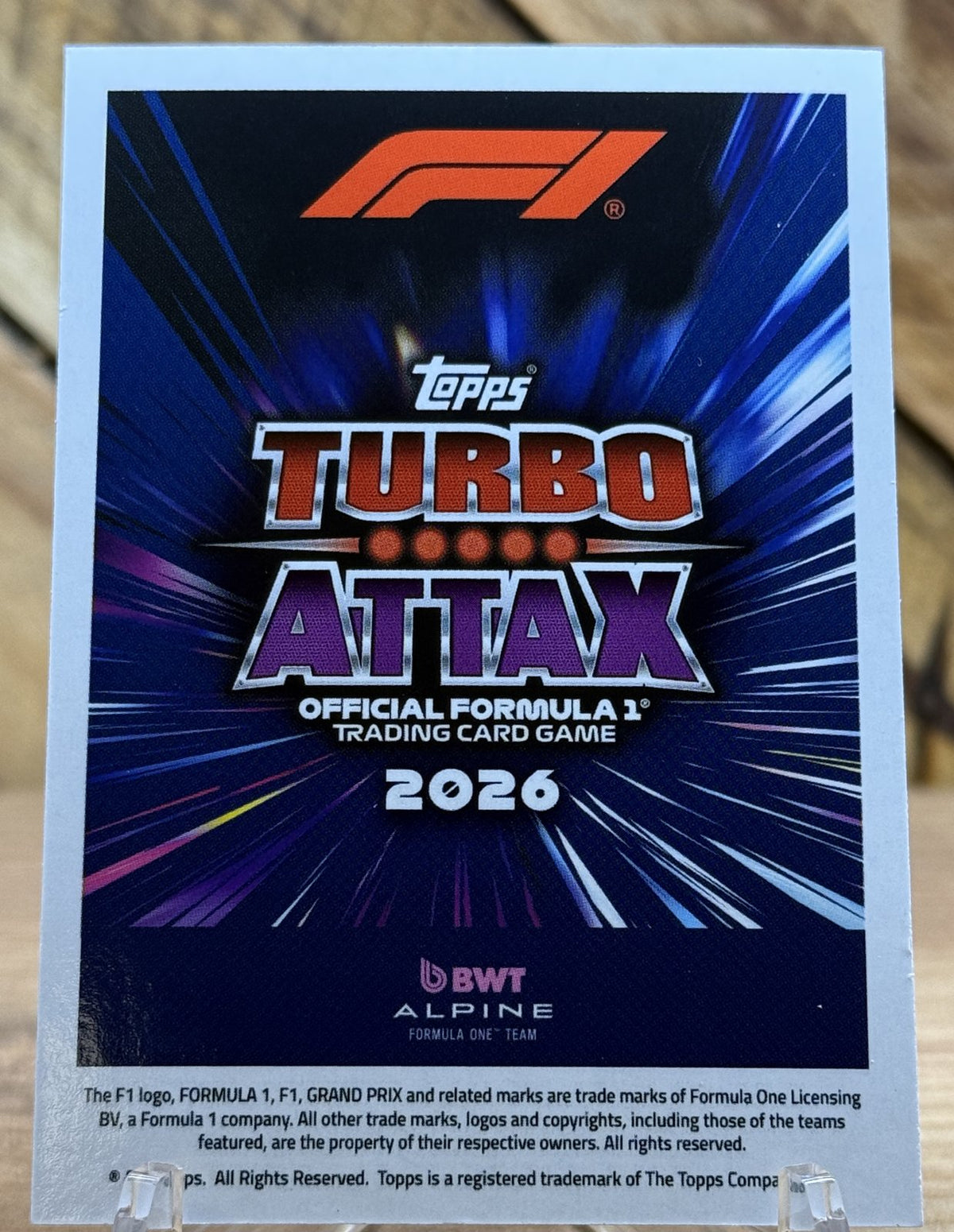 Pierre Gasly – Alpine · 2026 Topps Turbo Attax F1 Diamond Infinity #314